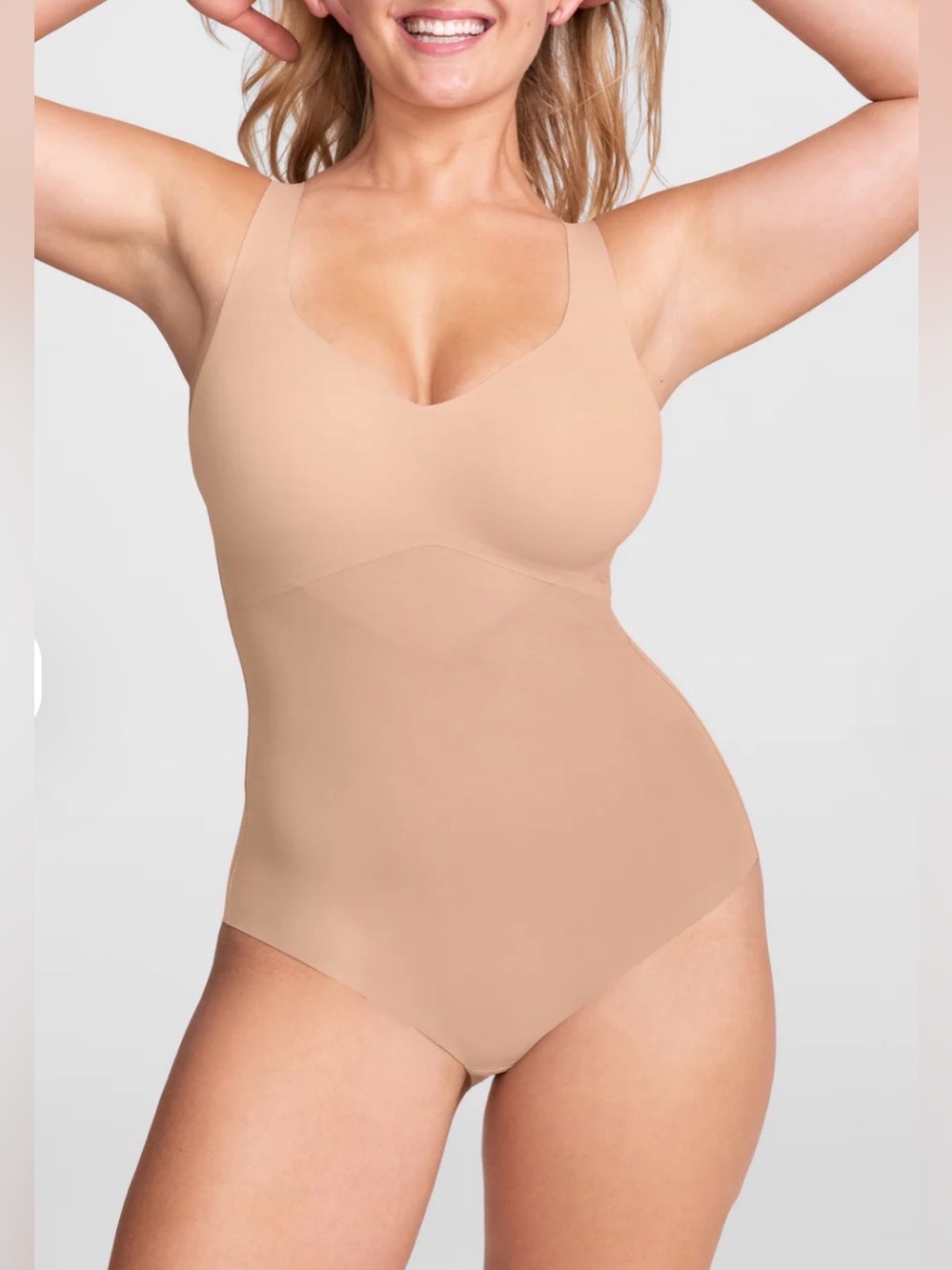 Honeylove Nude Seamless Shapewear Bodysuit